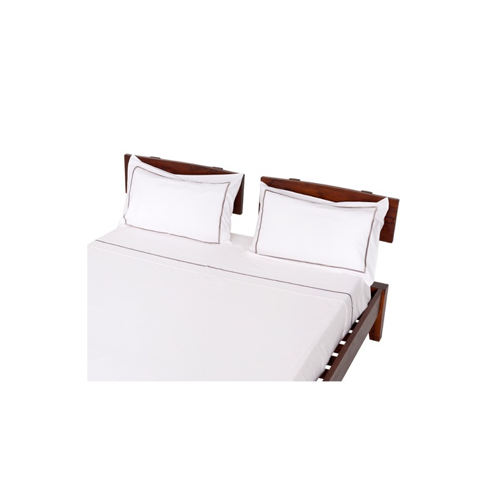 Eleganten bettwaschesatz