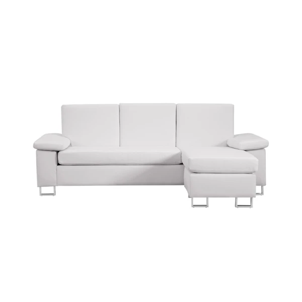 Weißes sofa mit Chaiselongue