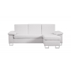 Weißes sofa mit Chaiselongue