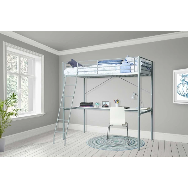 Hochbett mit Schreibtisch