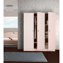KLEIDERSCHRANK MIT 3 FALTTÜREN MOLY