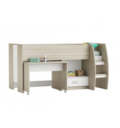 HOCHBETT MIT SCHREIBTISCH MAX