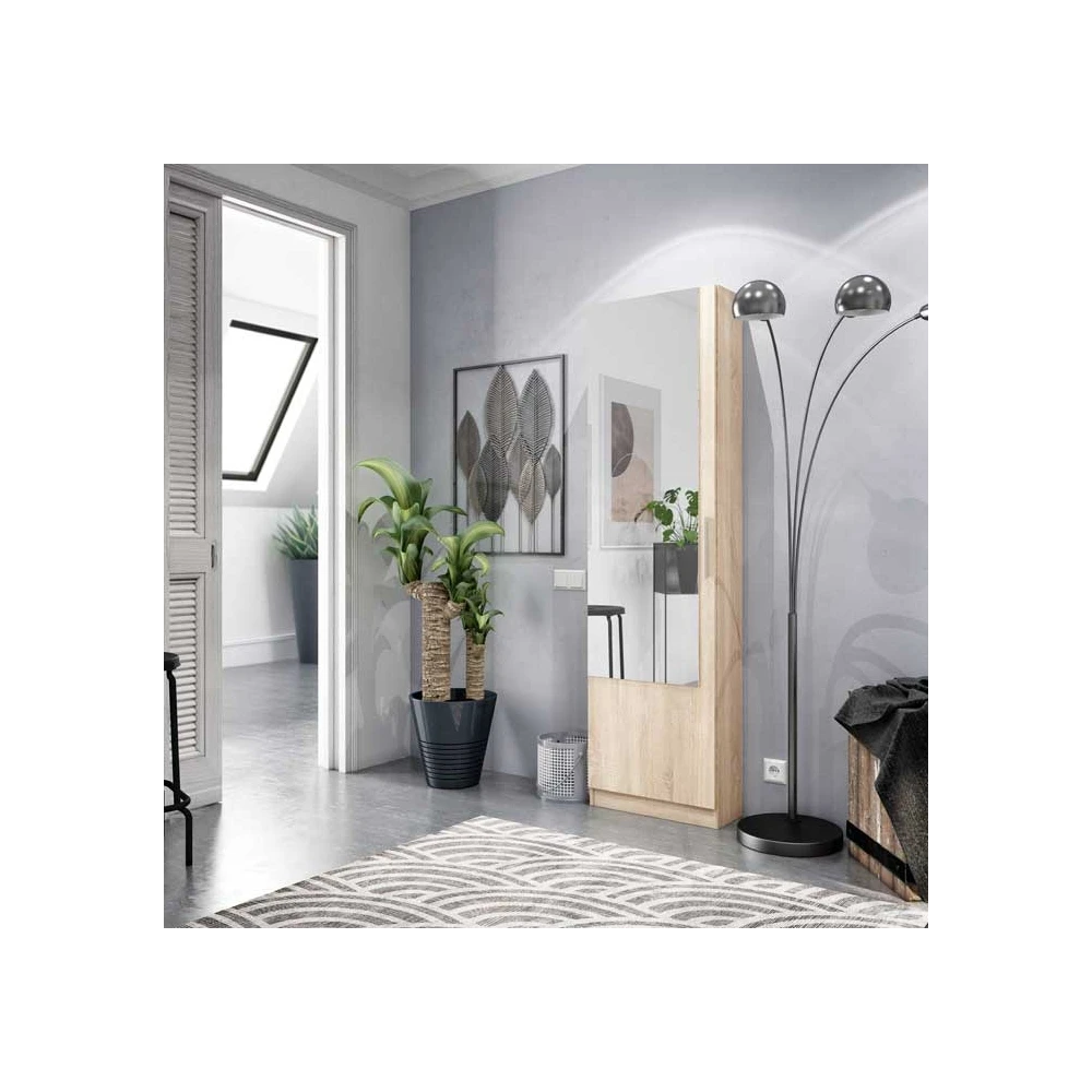 Schuhschrank mit Spiegel