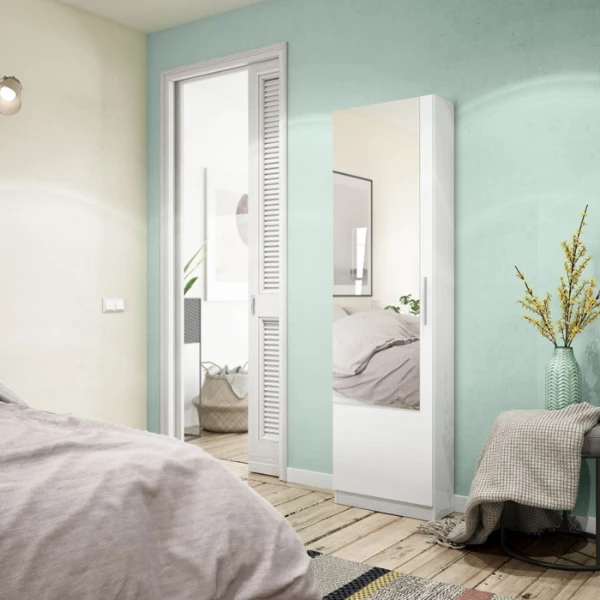 Schuhschrank mit Spiegel