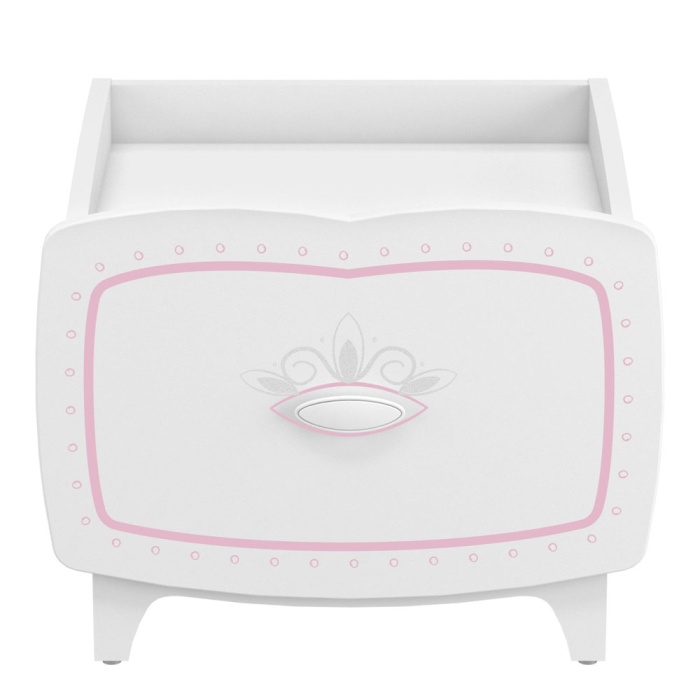 MESITA DE NOCHE INFANTIL CON CAJON ROSE