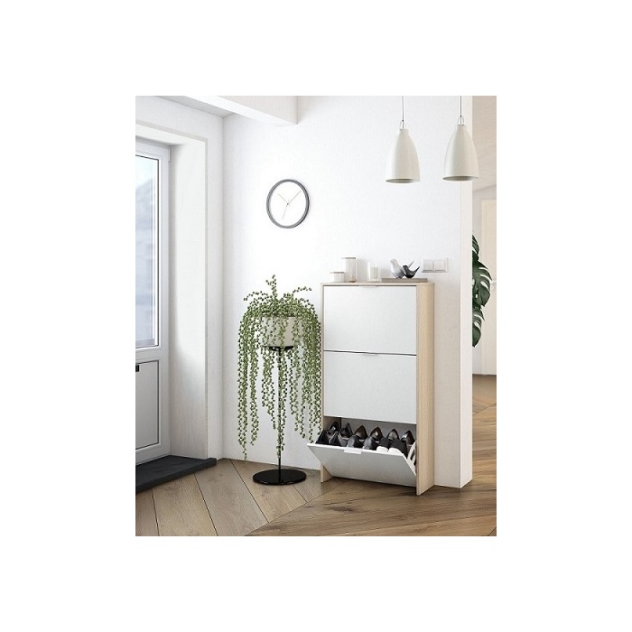 Schuhschrank mit Klapptüren