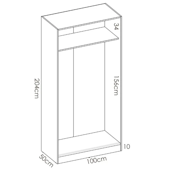 Schrank 100 cm