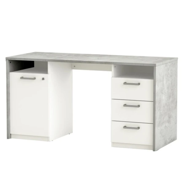 Jugendschreibtisch Mit Schubladen Und Regal