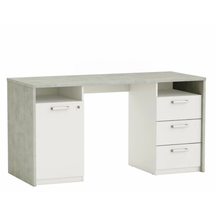 Jugendschreibtisch Mit Schubladen Und Regal