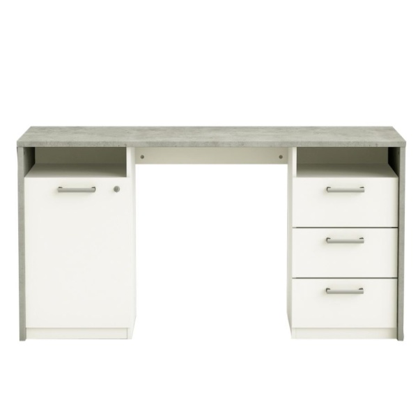 Jugendschreibtisch Mit Schubladen Und Regal