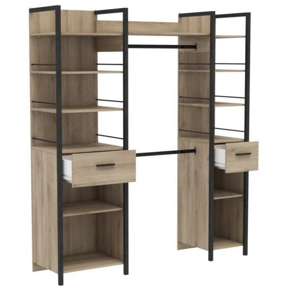 Kleidungsschrank Im Industriellen Stil