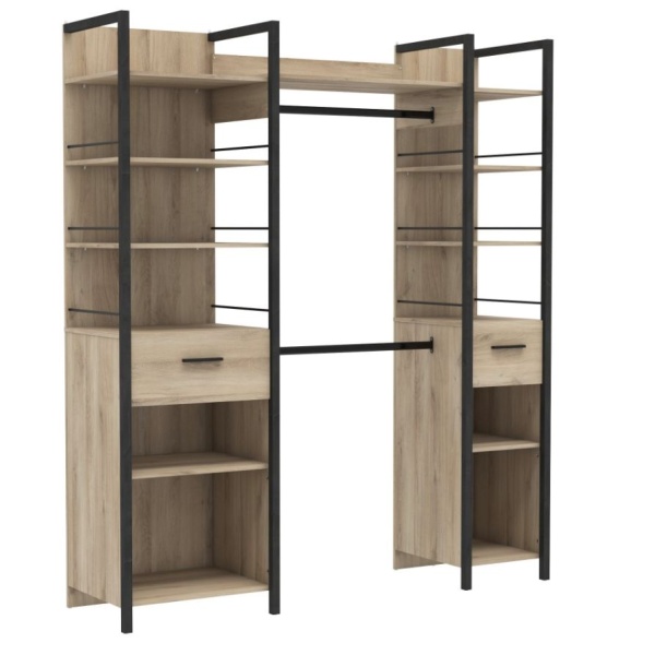 Kleidungsschrank Im Industriellen Stil