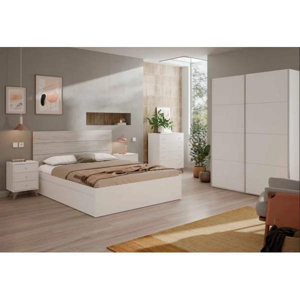 Kopfteil Und 2 Beistelltische