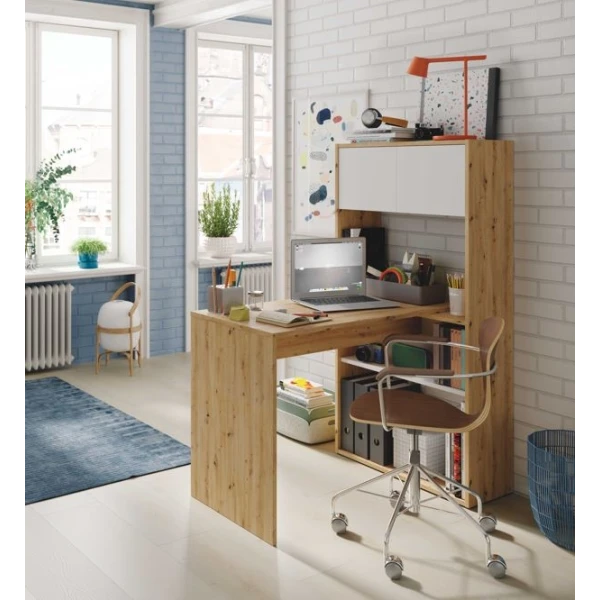 Schreibtisch Mit Regalen Und Türen