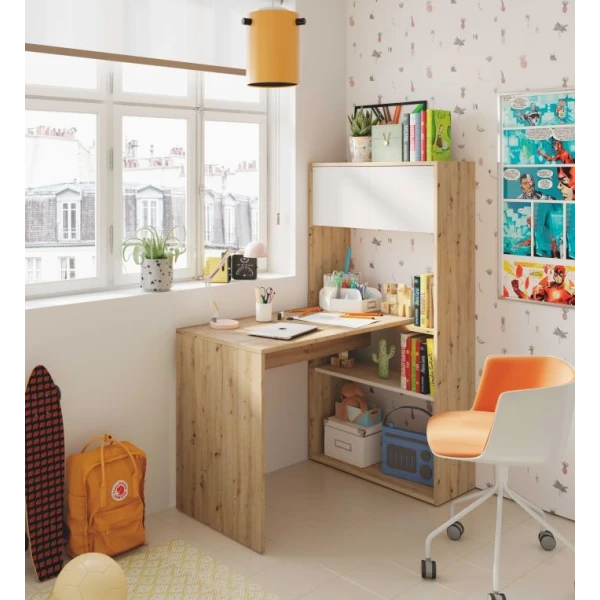 Schreibtisch Mit Regalen Und Türen