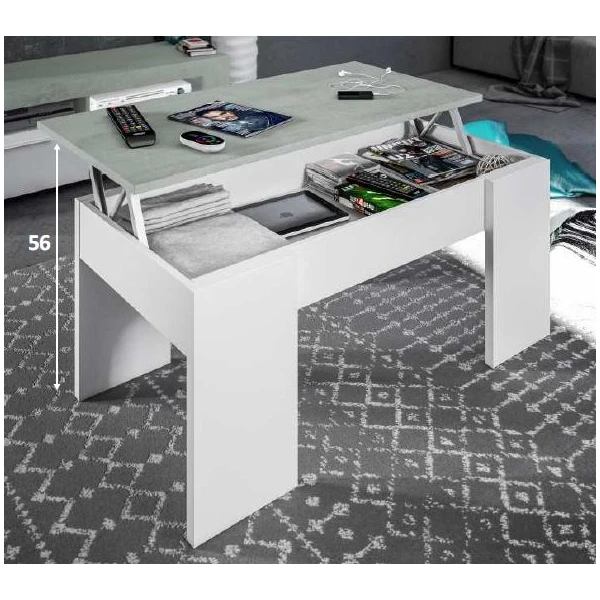 Höhenverstellbarer Couchtisch