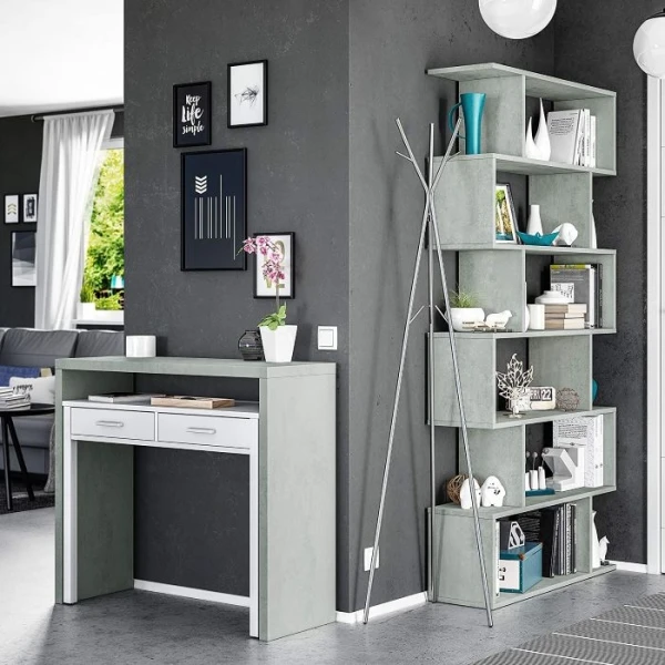 Ausziehbare Schreibtischkonsole