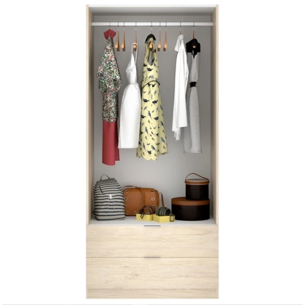 2 türiger Schrank mit 2 Schubladen  Lincoln