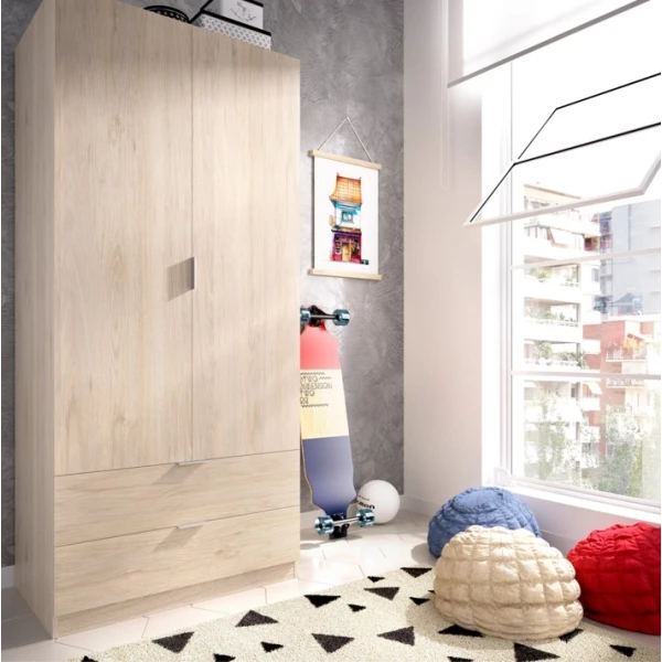 2 türiger Schrank mit 2 Schubladen  Lincoln