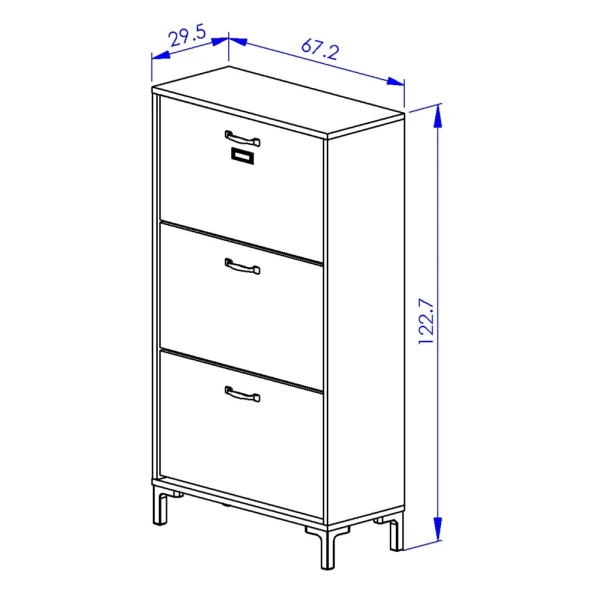 Möbel mit Schuhregal