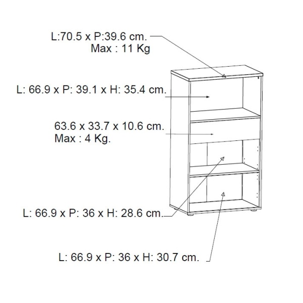 MUEBLE AUXILIAR DE COCINA KAON