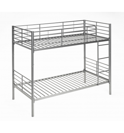 Etagenbett teilbar silber