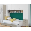 BETT MIT BRÜCKENSCHRANK AREN