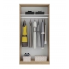 Natürliches Holzschrank