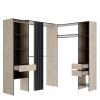Wanderkleiderschrank mit Schubladen