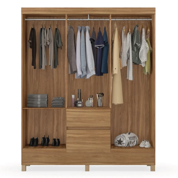 Kleiderschrank mit Füßen