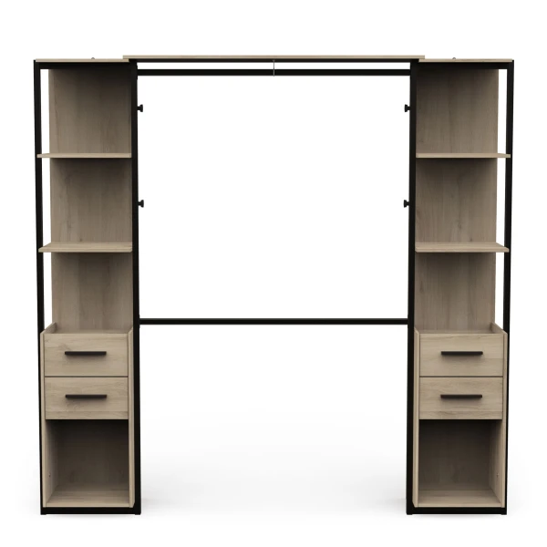 VESTIDOR  CON CAJONES ESTILO INDUSTRIAL EBAN