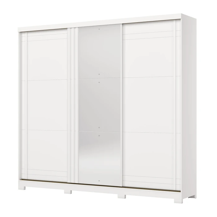 ARMARIO VESTIDOR TRIPLE PUERTAS CORREDERAS ZANO