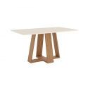 ESSTISCH 160X90 BICOLOR MIT HOLZBEINEN CARLOTTA