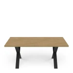 Industrieller Esstisch mit Metallbeinen Cross Vicawu