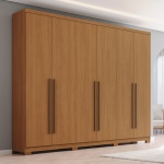 Moderner Blenda Vicawu Kleiderschrank in Eichenoptik für stilvolle Schlafzimmer